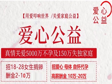矿区捐卵助孕生子 爱心志愿者招募